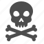 bones, danger, death, pirate, poison, skeleton, skull 