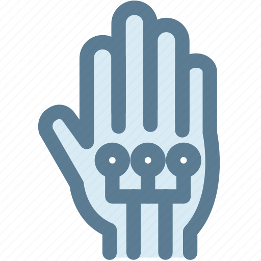 Electronic, hand, technology, virtual reality, wired gloves icon - Download on Iconfinder