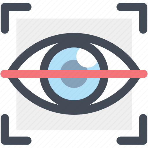 Article, biometric, eye scan, retinal scan, technology icon - Download on Iconfinder