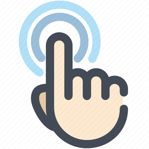Click, finger, hand, touch, touch screen icon - Download on Iconfinder