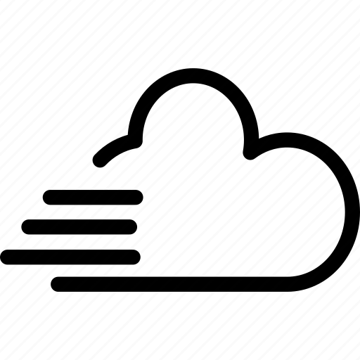 Cloud, wind, cloudy, forecast, rain, weather, storm icon - Download on Iconfinder