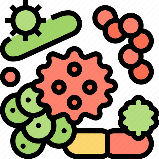 Bacteria, disease, microorganism, microbiology, cell icon - Download on Iconfinder