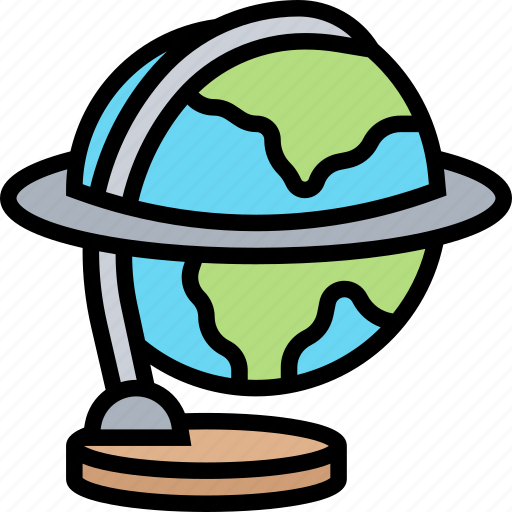 Globe, world, geography, education, model icon - Download on Iconfinder