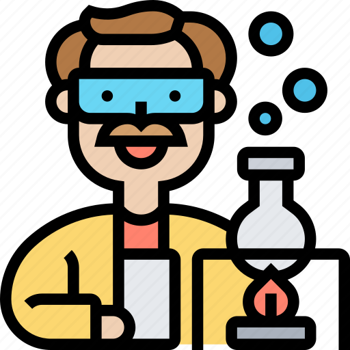 Scientist, laboratory, technician, research, scientific icon - Download on Iconfinder