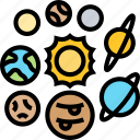 solar, system, planet, space, astronomy