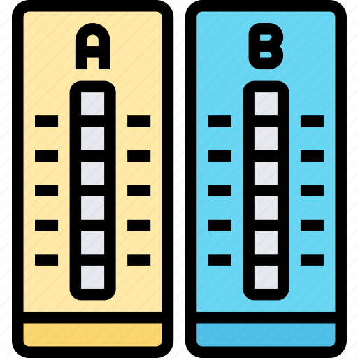 Thermometers, temperature, celsius, fahrenheit, indicator icon - Download on Iconfinder