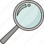 magnifying, glass, focus, inspect, discovery 