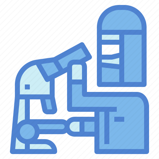 Experiment, lab, microscope, scientist icon - Download on Iconfinder