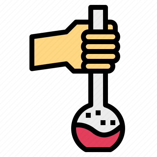 Chemistry, experiment, hand, test, tubes icon - Download on Iconfinder