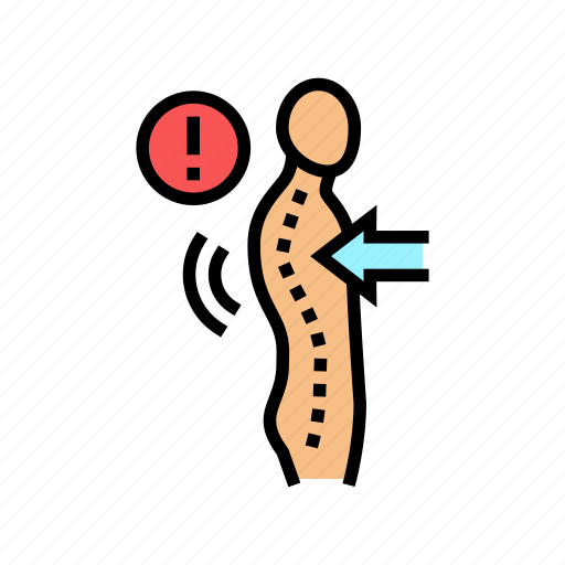 Kyphosis, disease, scoliosis, problem, corset, surgery icon - Download on Iconfinder
