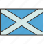scotland, flag, emblem, sovereign, state 