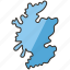 scotland, map, region, districts, border 