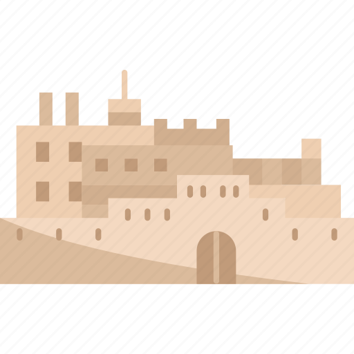 Edinburgh, castle, fort, historic, ancient icon - Download on Iconfinder