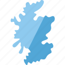 scotland, map, region, districts, border