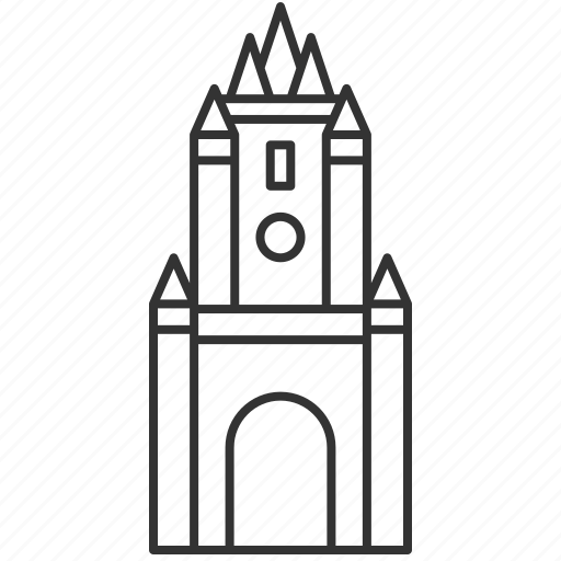 Edinburgh, clock, tower, scotland, town icon - Download on Iconfinder