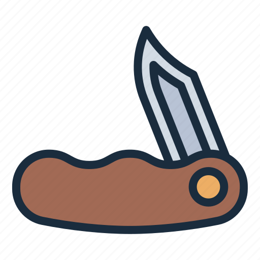 Knife, jackknife, utility, adventure, scout, tools, pocket knife icon - Download on Iconfinder
