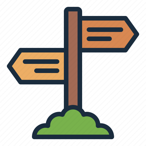 Adventure, scout, explore, signaling, outdoor, sign post icon - Download on Iconfinder