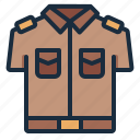 uniform, shirt, scout, adventure, clothes, fashion