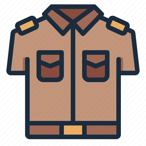 Uniform, shirt, scout, adventure, clothes, fashion icon - Download on Iconfinder