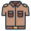 uniform, shirt, scout, adventure, clothes, fashion 