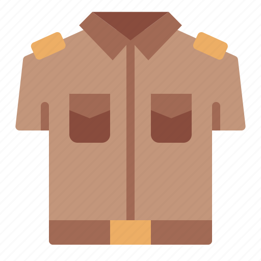 Uniform, shirt, scout, adventure, clothes, fashion icon - Download on Iconfinder