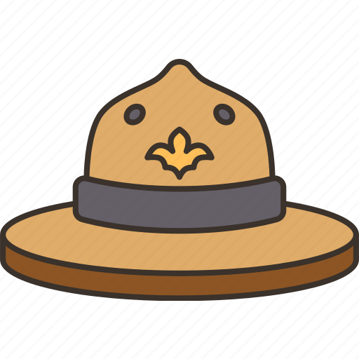 Hats, scout, brim, uniform, costume icon - Download on Iconfinder