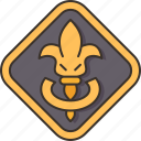 scouts, badge, emblem, uniform, pin