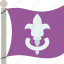 scout, flag, badge, emblem, sign 