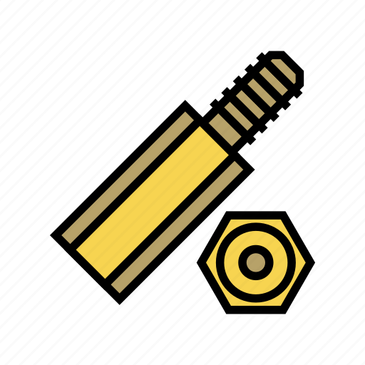 Hex, standoffs, screw, bolt, building, accessory icon - Download on Iconfinder