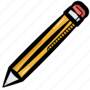 pencils, pencil eraser, pencil, stationery, school