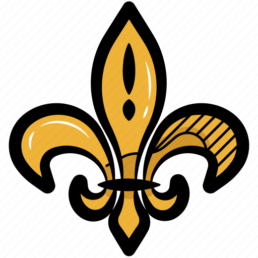 Fleur de lis, french ornament, french pattern, royal, medieval icon - Download on Iconfinder