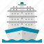 ship, cruise, cruiser, travel, sea 
