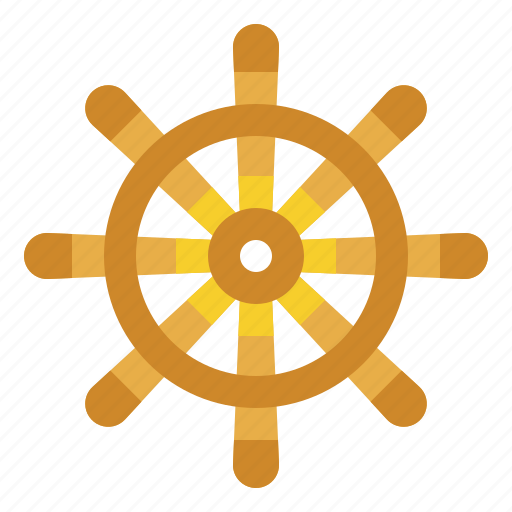 Helm, wheel, ship, marine icon - Download on Iconfinder