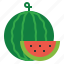 healthy, fruit, summer, food, watermelon 