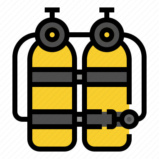 Diving, oxygen, watersport, tank, scuba icon - Download on Iconfinder