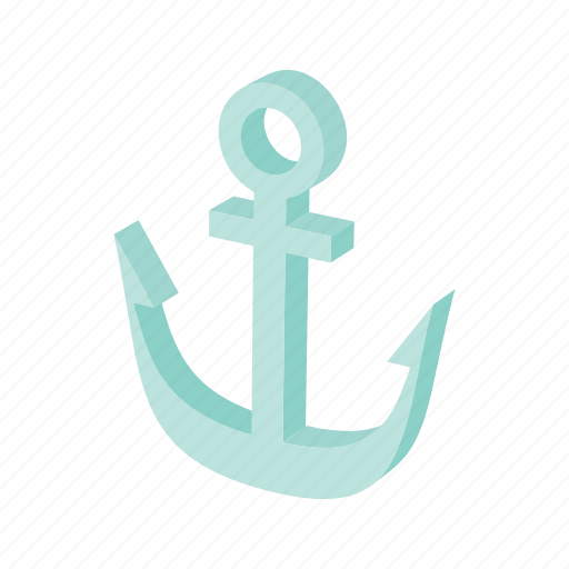 Anchor, cartoon, marine, metal, nautical, old, vintage icon - Download on Iconfinder