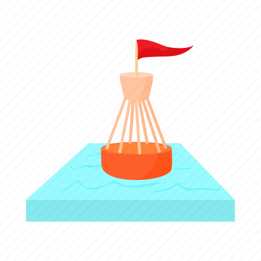 Beacon, buoy, cartoon, nautical, ocean, safety, water icon - Download on Iconfinder