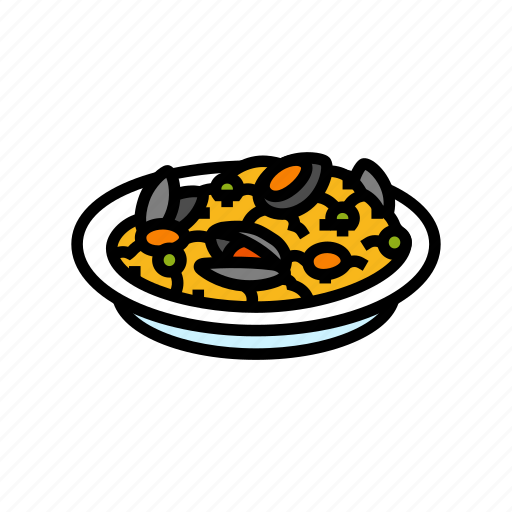 Seafood, paella, sea, cuisine, italian, cook icon - Download on Iconfinder