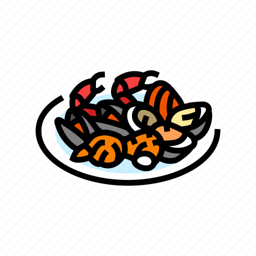 Seafood, platter, sea, cuisine, italian, cook icon - Download on Iconfinder