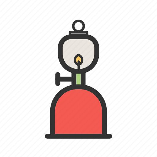 Fire, gas, lamp, lantern, light, oil, old icon - Download on Iconfinder