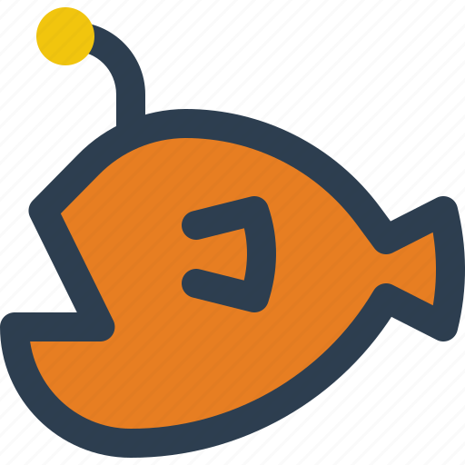 Anglerfish, fish, oceanic, trench, animal, fauna icon - Download on Iconfinder