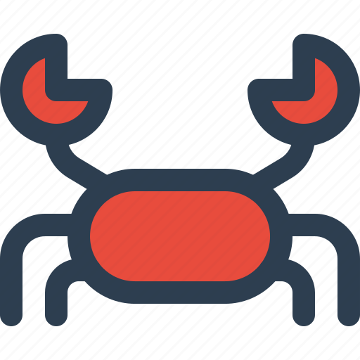 Crab, crustacea, seafood, animal, fauna icon - Download on Iconfinder