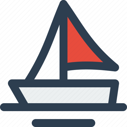 Sailboat, boat, transport, transportation, vehicle icon - Download on Iconfinder