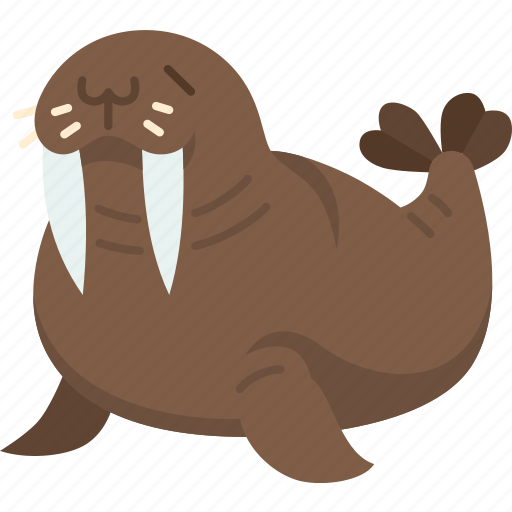 Walrus, tusk, arctic, animal, wildlife icon - Download on Iconfinder