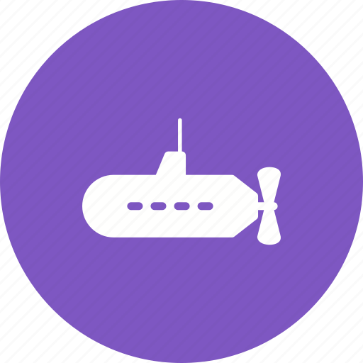 Metal, ocean, ship, submarine, travel, weapon icon - Download on Iconfinder