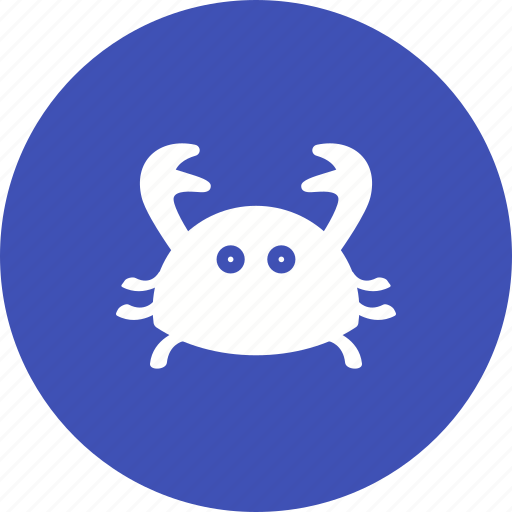 Animal, crab, fresh, meal, red, sea, seafood icon - Download on Iconfinder