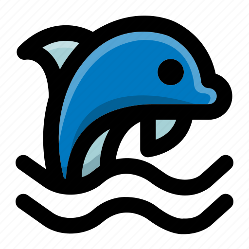 Animal, aquarium, cute, dolphin, mammal, sea, summer icon - Download on Iconfinder