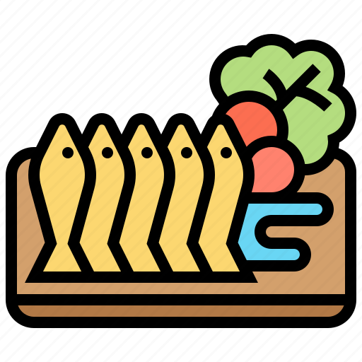 Dinner, fired, fish, grilled, pan icon - Download on Iconfinder