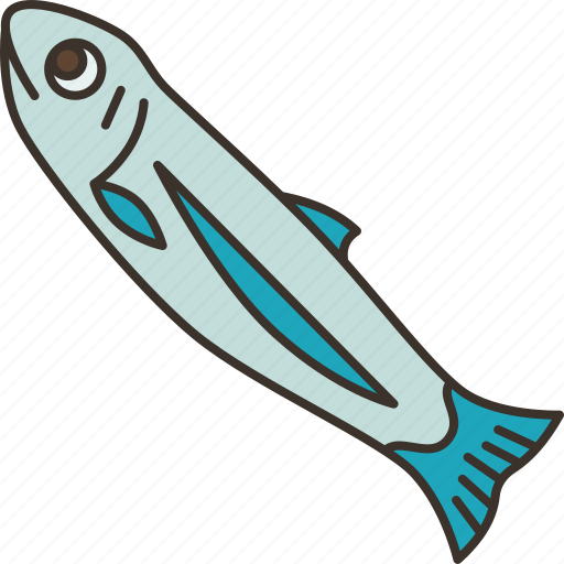Anchovy, fish, sardine, seafood, fresh icon - Download on Iconfinder