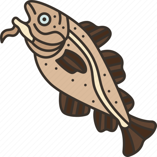 Codfish, marine, animal, seafood, food icon - Download on Iconfinder